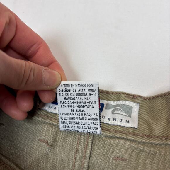 Vintage Quiksilver Salt Water Denim Jeans Men's 34x26 Baggy Skater Y2K - Picture 6 of 12